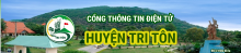 Banner Cổng thông tin điện tử huyện Tri Tôn